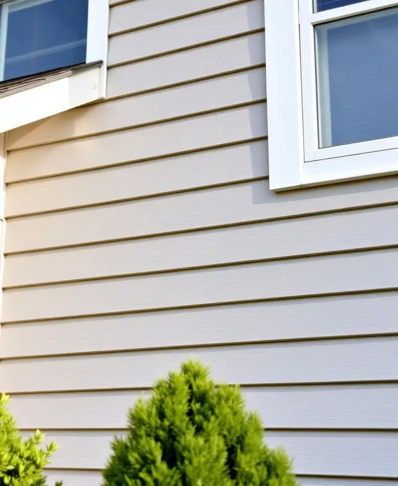 Newly installed fiber cement lap siding on a Frisco, TX home exterior